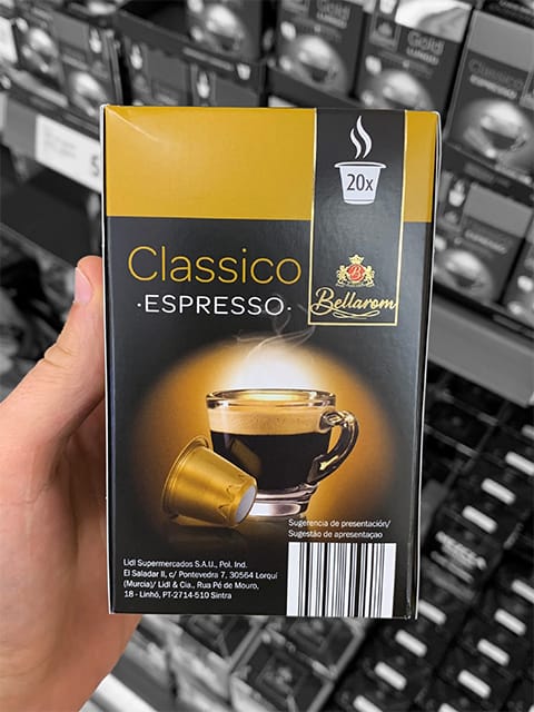 cápsulas Bellarom Classico Espresso
