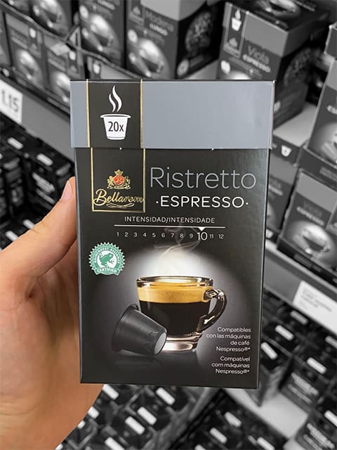 cápsulas Bellarom Ristretto Espresso