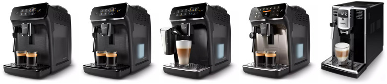 gama cafeteras espresso superautomaticas philips
