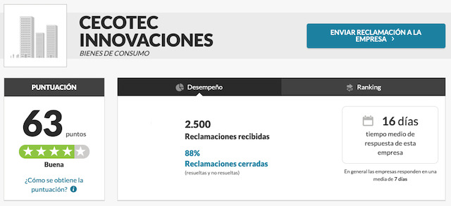opinión marca cecotec ocu