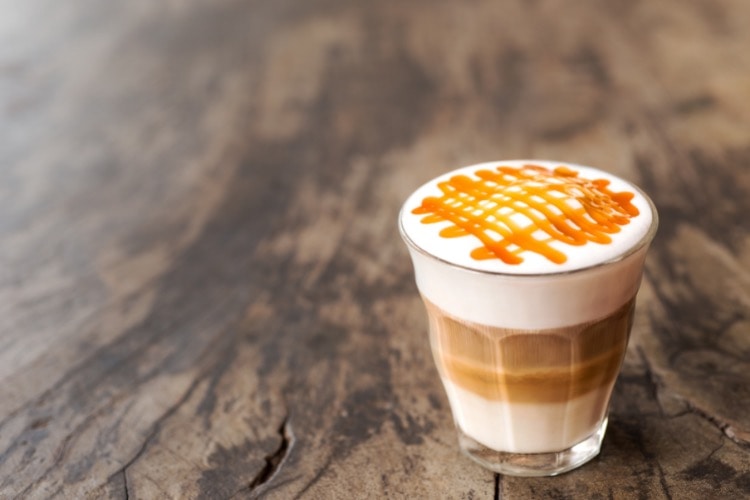 café caramel macchiato