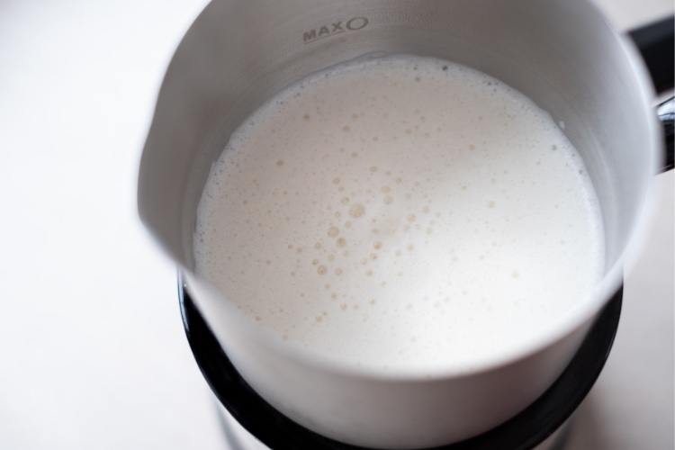 aparato para hacer espuma de leche