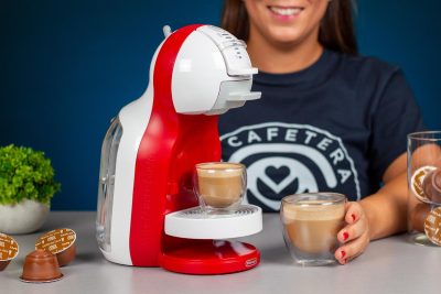 Variedad de bebidas elaboradas con la máquina de café Dolce Gusto Mini Me
